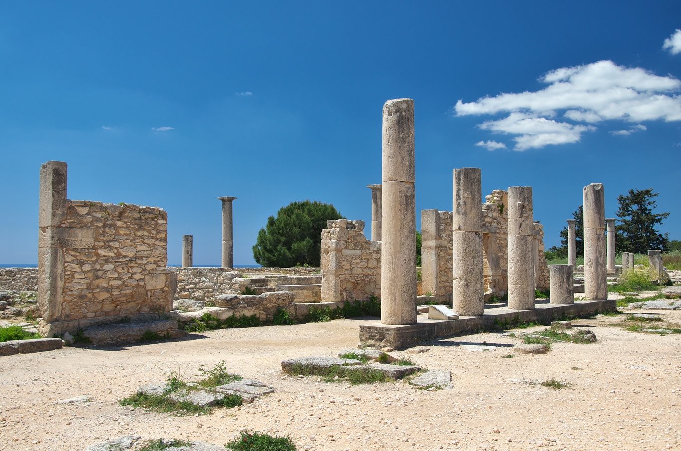 Antické vykopávky v Kourionu